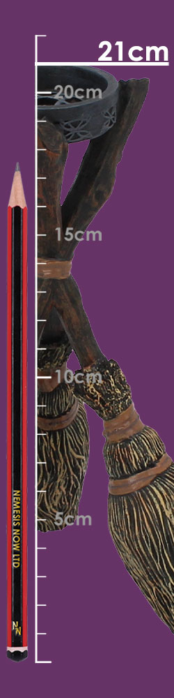 Broomstick Tea light holder 20.5cm