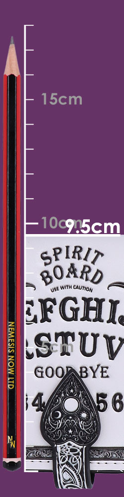 White Spirit Board Embossed Purse 18.5cm