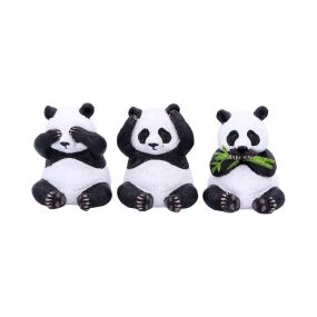 Three Wise Pandas 8.5cm