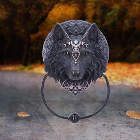 Wolf Moon Door Knocker 20.5cm