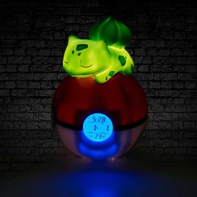 Pokémon Bulbasaur Light-Up FM Alarm Clock