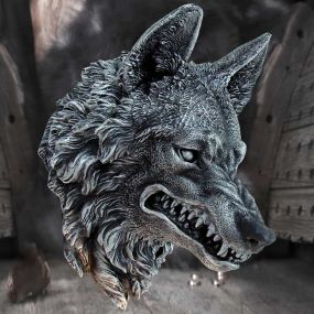 Wolf Wall Plaque 30cm