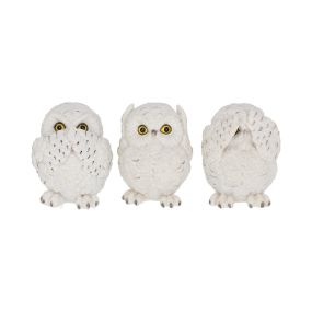 Three Wise Owls 8cm Owls Wieder auf Lager
