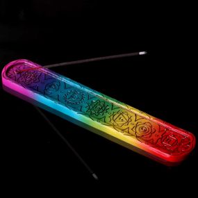 Rainbow Chakra Incense Burner 26cm (Set of 4)