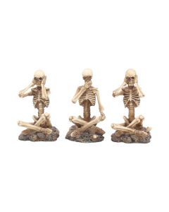 See No, Hear No, Speak No Skeletons(Set 3)8.5cmP6 Skeletons Statues Small (Under 15cm)