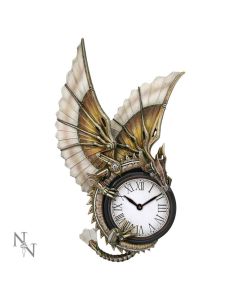 Clockwork Dragon Wall Clock (AS) 25cm Dragons Roll Back Offer