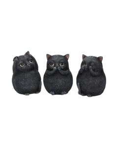 Three Wise Fat Cats 8.5cm Cats Coming Soon |