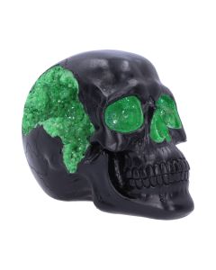 Geode Skull Green 17cm Skulls Roll Back Offer