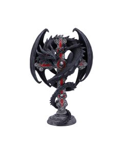 Gothic Guardian Candle Holder (AS) 26.5cm Dragons Candle Holders