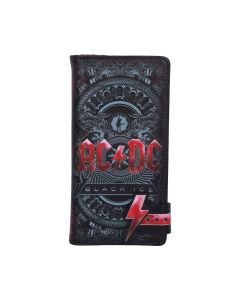 ACDC Black Ice Embossed Purse 18.5cm Band Licenses Purses