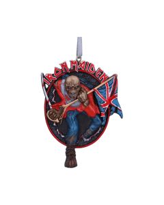 Iron Maiden The Trooper Hanging Ornament 8.5cm Band Licenses Gifts Under £100