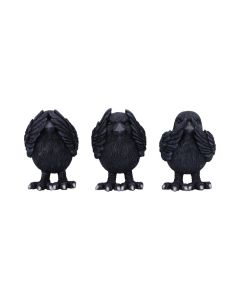 Three Wise Ravens 8.7cm Ravens NN Kleine Figurinen