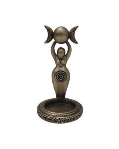 Spiral Goddess Tea Light Holder 12cm Witchcraft & Wiccan Gifts Under £100