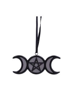 Triple Moon Magic Hanging Ornament 7.5cm Witchcraft & Wiccan Witching Wares
