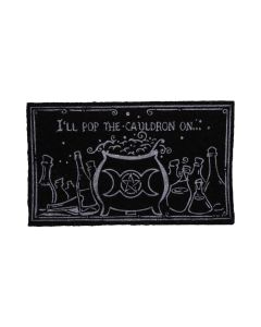 I'll Pop the Cauldron on Doormat 45 x 75cm Witchcraft & Wiccan Wiccan & Witchcraft
