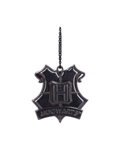 Harry Potter Hogwarts Crest (Silver) Hanging Ornament 6cm Fantasy Hängende Dekorationen