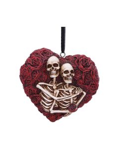 Love Everlasting Hanging Ornament 7.8cm Skeletons Hängende Dekorationen