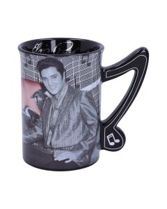 Mug - Elvis - Cadillac 16oz Famous Icons Tassen-Kollektion - Lizenzierte Kunst