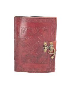 Pentagram Leather Journal w/lock 15 x 21cm Witchcraft & Wiccan Out Of Stock