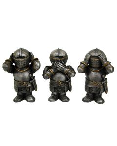 Three Wise Knights 8.8cm History and Mythology Statues Small (Under 15cm)