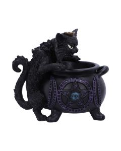 Spite's Cauldron Backflow Incense Burner 16.3cm Cats Gifts Under £100
