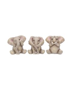 Three Baby Elephants 8cm Elephants Statues Small (Under 15cm)