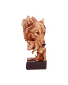 Natural Protection 21.5cm Wolves Statues Medium (15cm to 30cm)