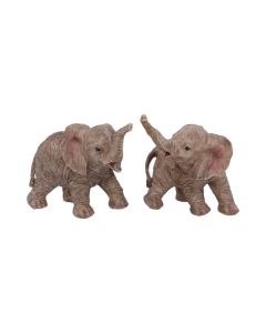 Trunk to Trunk 26.5cm Elephants Statues Medium (15cm to 30cm)