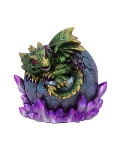 Emerald Hatchling Glow 12.5cm Dragons Statues Small (Under 15cm)