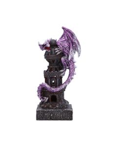 Guardian of the Tower (Purple) 17.7cm Dragons Statues Medium (15cm to 30cm)