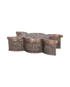 Triple Moon Trinket Box 18.5cm Witchcraft & Wiccan Gifts Under £100
