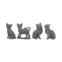 Lucky Black Cats 9cm (Display of 24) Cats Gifts Under £100
