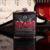 ACDC Black Ice Hip Flask Band Licenses Gifts Under £100