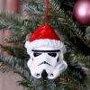 Stormtrooper Santa Hat Hanging Ornament 8.3cm Sci-Fi Hängende Ornamente