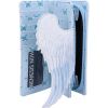White Angel Wings Embossed Purse 18.5cm Angels Beliebte Produkte - Licht
