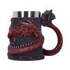 Dragon Coil Tankard Red 16cm Dragons Gifts Under £100
