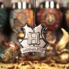 Harry Potter Hogwarts Crest (Silver) Hanging Ornament 6cm Fantasy Gifts Under £100