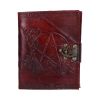Pentagram Leather Emboss Journal+Lock(SIW) Witchcraft & Wiccan Gifts Under £100