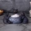 Familiar Trio Tea Light Holder 10cm Cats Wieder auf Lager