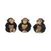 Three Wise Chimps 8cm Apes & Primates All Animals