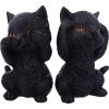 Three Wise Kitties 8.8cm Cats Gifts Under £100