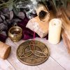 Triquetral Scent Incense Burner (Set of 4) 12.5cm Witchcraft & Wiccan Verkaufte Artikel