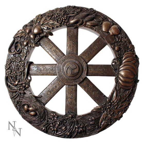 Wheel Of The Year Plaque 25cm Witchcraft & Wiccan Wicca