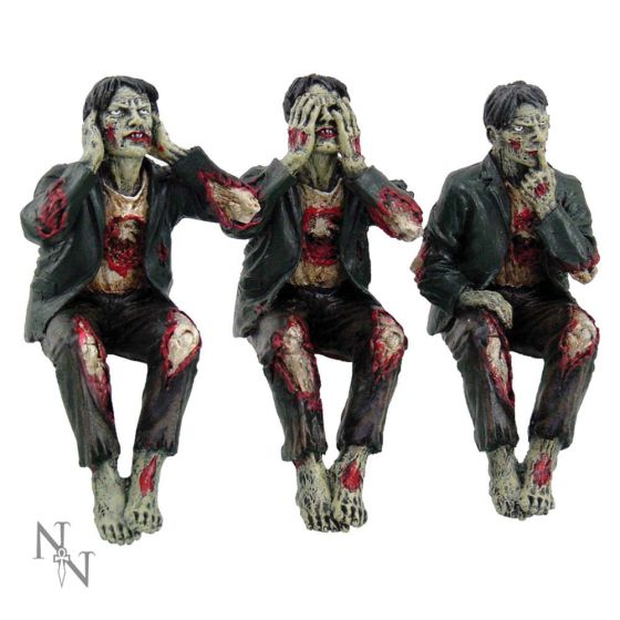 See No, Hear No Speak No Evil Zombies 10cm Zombies Gifts Under £100