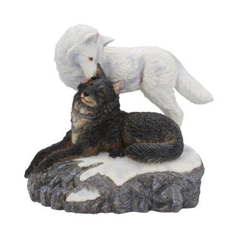 Snow Kisses 20.5cm Wolves Gifts Under £100