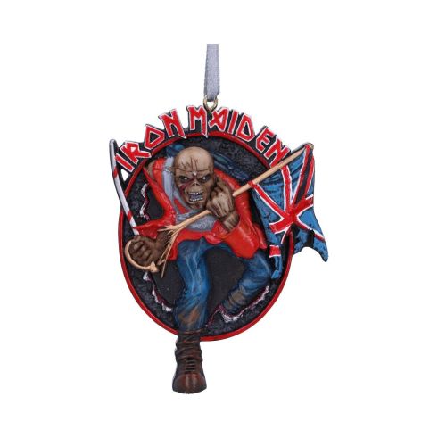 Iron Maiden The Trooper Hanging Ornament 8.5cm Band Licenses Wieder auf Lager