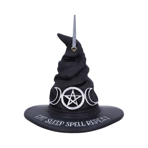 Eat Sleep Spell Repeat Hanging Ornament 9cm Witchcraft & Wiccan Gifts Under £100