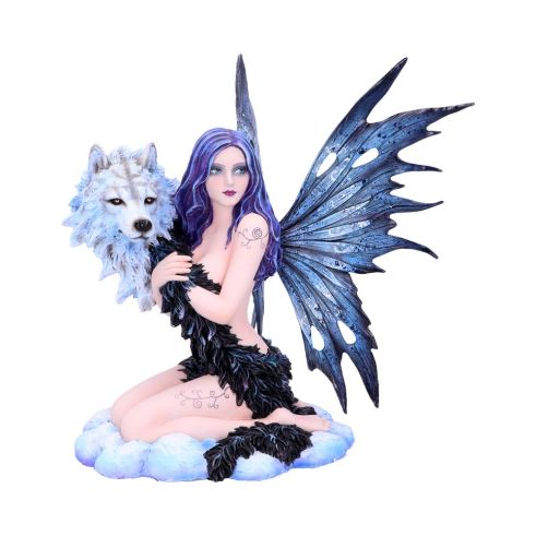 Spirit Wolf 33.5cm Fairies Out Of Stock