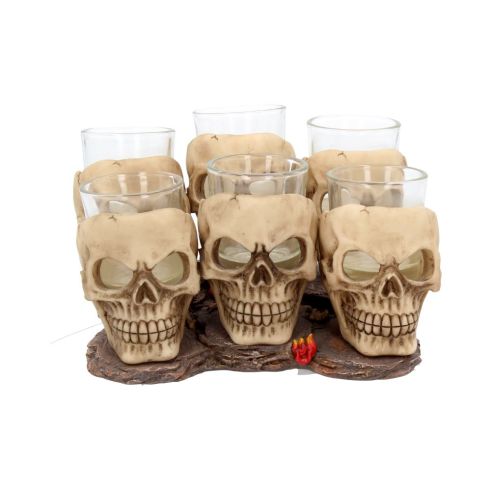 Six Shooter Skulls 10cm (set of 6) Skulls Gifts Under £100