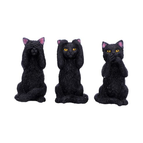 Three Wise Felines 8.5cm Cats RRP Under 20